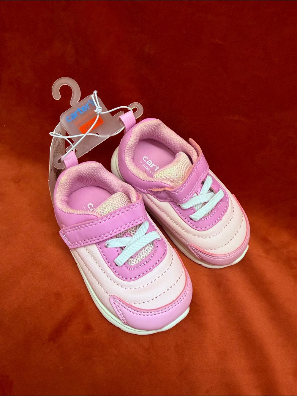 Carter's Two-Tone Pink Baby Walker Sneakers